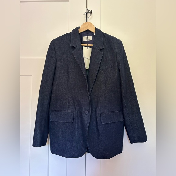 NWT - Babaton Adaptation Blazer - Rich Iris Blue - Size Medium - Picture 3 of 7